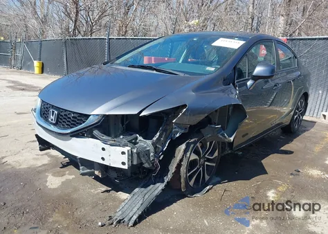 2013 Honda Civic Ex из США, поврежденный, VIN 2HGFB2F85DH500087